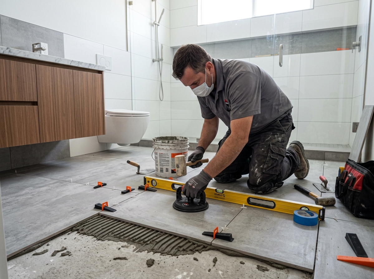 Precision Tile Repairs and Replacement